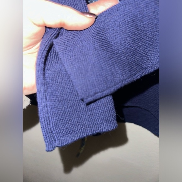 Abigail Borg for J. Crew women’s merino wool blue sweater blouse XXS office - Picture 4 of 9